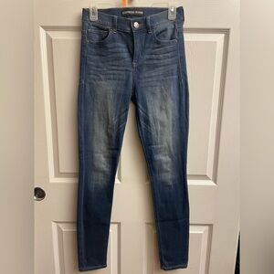 Express Women's Deep Indigo Skinny Jeans